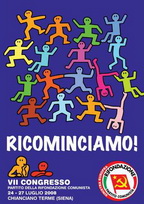 VII congresso di Rifondazione